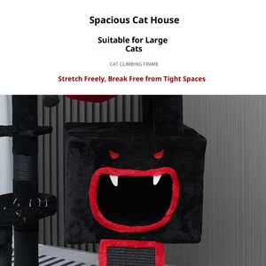 Árbol de Navidad para Gatos de Varios Tamaños, con Cubierta de Felpa Suave, Rascador de Sisal, Hamaca y Torre - Product Image 4