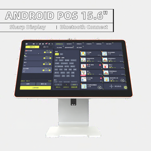 Thiết kế mới <span class=keywords><strong>Android</strong></span> 15.6-inch màn hình cảm ứng Chính thiết bị đầu cuối Pos với 10.1-inch 2 hiển thị hỗ trợ bán lẻ tiền mặt đăng ký - Product Image 4