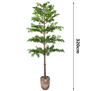 Árbol Artificial <span class=keywords><strong>de</strong></span> Terminalia, Árbol Tropical <span class=keywords><strong>de</strong></span> <span class=keywords><strong>Almendro</strong></span>, Planta Artificial Alta para Interiores, Sin Mantenimiento, para Decoración <span class=keywords><strong>de</strong></span> Vestíbulos <span class=keywords><strong>de</strong></span> Hoteles, Oficinas y Espacios Comerciales - Product Image 2