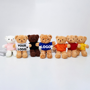 Oso de peluche personalizado personalizable, muñeco de peluche, camiseta suave, logotipo bordado de juguete, regalo de cumpleaños de algodón PP PARA EL Día de San Valentín - Product Image 1