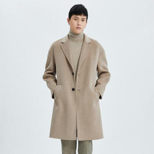 <span class=keywords><strong>Manteau</strong></span> en cachemire réversible <span class=keywords><strong>Costume</strong></span> ample long de <span class=keywords><strong>mi</strong></span>-<span class=keywords><strong>saison</strong></span> pour <span class=keywords><strong>homme</strong></span> avec trench-coat en laine goutte épaule - Product Image 5