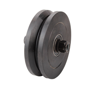 Rouleau de <span class=keywords><strong>porte</strong></span> <span class=keywords><strong>coulissante</strong></span> en acier avec boulon, zinc argenté, rainure en U pour <span class=keywords><strong>porte</strong></span> <span class=keywords><strong>coulissante</strong></span> avec roulement simple - Product Image 6