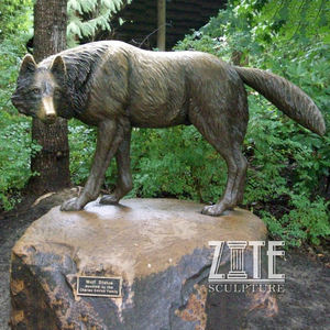 Antiguo decoración <span class=keywords><strong>de</strong></span> jardín vida tamaño <span class=keywords><strong>de</strong></span> Metal <span class=keywords><strong>de</strong></span> bronce <span class=keywords><strong>de</strong></span> <span class=keywords><strong>lobo</strong></span> <span class=keywords><strong>escultura</strong></span> - Product Image 6