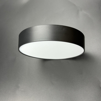 Panneau lumineux LED moderne ultra fin 9W/12W Panneau de plafond SMD2835 à gradation en surface pour lampe en plastique pour bureau à domicile