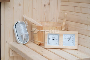Cabane extérieure en pin finlandais de haute qualité, sauna en forme de baril, <span class=keywords><strong>Sona</strong></span> Room Sauna - Product Image 5