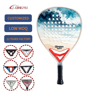 Racchetta <span class=keywords><strong>da</strong></span> Padel Personalizzata Unisex in Fibra di Carbonio, per Allenamento, Competizione, Spiaggia, Tempo Libero e Sport all'Aperto - Product Image 1