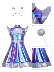 Disfraz de Cosplay de Astronauta/Robot con IA (<span class=keywords><strong>Inteligencia</strong></span> <span class=keywords><strong>Artificial</strong></span>) para Niños, Disfraz para Representaciones y Juegos de Rol - Product Image 2