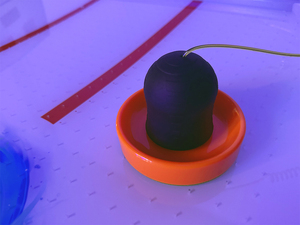 Máquina de Juego Arcade de Air Hockey Electrónico con Mesa Curva, Operada con Monedas, Modelo <span class=keywords><strong>Jiaxin</strong></span> JX-H05 para 2 Jugadores, para Centros de Entretenimiento - Product Image 6