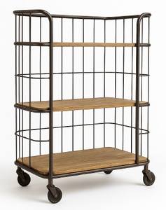 Meilleure Qualité Étagère à Livres en Fer/Tube Métallique Rustique/Naturel, Tube Métallique Ar, Bois de Mangue Aara, Collection de Meubles Prix de Gros - Product Image 4