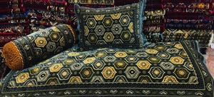 ชุดหมอนอิงและปลอกหมอนสไตล์ Toshak,ชุดเบาะและหมอนอิงสไตล์อัฟกานิสถานที่น่าตื่นตาตื่นใจที่นั่งชั้นตะวันออก - Product Image 2