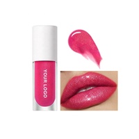 Gloss à lèvres brillant hydratant nude transparent pour revendeurs, marque privée, logo personnalisé