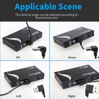 Cable USB 3.0 de Doble Ángulo Recto de 90 Grados, Macho a Macho, de Alta Velocidad para Sincronización de Datos y Carga Rápida para Computadora y Automóvil