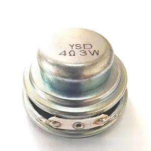 Haut-parleur 40 rond 16 cœurs magnétique intérieur en zinc bleu 4 ohms 3W Lumière éblouissante pleine fréquence de 1,5 pouce, haut-parleur globe