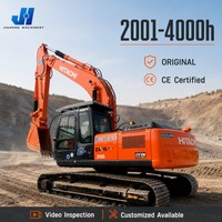 Excavatrice hydraulique d'occasion Hitachi ZX200-6 19400KG avec composants d'origine et certification CE
