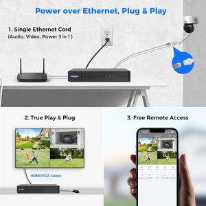 ระบบกล้องวงจรปิดรักษาความปลอดภัยแบบ IP PTZ POE สำหรับภายนอกอาคาร ความละเอียด 5MP พร้อมระบบติดตามมนุษย์อัจฉริยะ กล้องมองกลางคืน รองรับการ์ดเก็บข้อมูล NVR รุ่น PK-8YHD38 - Product Image 3