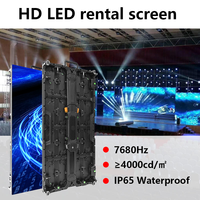 Écran LED de location intérieur/extérieur couleur pleine résolution 500x1000mm, murs vidéo en aluminium moulé sous pression