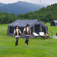 Tente de toit gonflable quatre saisons Da Niu, installation automatique, 17,2 m, tissu en coton, imperméable, résistante à la neige, grand espace, portable, pour deux personnes
