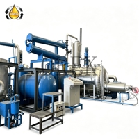 Machine de recyclage d'huile moteur industrielle usagée en carburant diesel pour petites raffineries et sociétés pétrolières