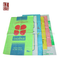 Sac de grains de riz en PP tissé, sachets de sucre, 25kg
