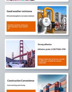 <span class=keywords><strong>Peinture</strong></span> alkyde antirouille à séchage rapide, forte adhérence, durabilité extérieure pour revêtement métallique industriel, couleurs personnalisées pour l'acier - Product Image 2