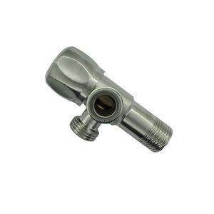 نوعية جيدة SUS 304 الفولاذ المقاوم للصدأ ثلاثة طريقة المرحاض توقف المياه/زاوية وقف صمام - Product Image 3