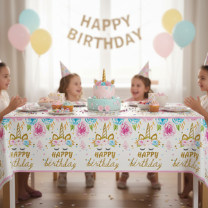 Unicorn <b>Table</b> <b>Cover</b> 51\"X71\" 240PCS/CS Party Tableware & Decorations - Product Image 3