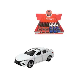 1 40 Scale Door Openable Authorization TMC Model White Color Car Diecast Pull Back Toy For Sale