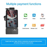 Machine de paiement en libre-Service, caisse et carte, montage mural Vertical, Android ou Windows, grand écran de 21.5 pouces