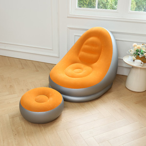 Sofá Cama Inflable de PVC para Exteriores, Moderno, Plegable, con Bomba de Pie - Product Image 4