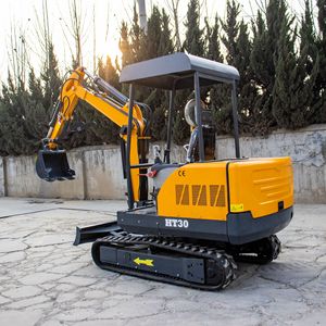Mini-excavatrice de 3 tonnes, moteur japonais, type chenilles, pour la construction et le défrichement - Product Image 2