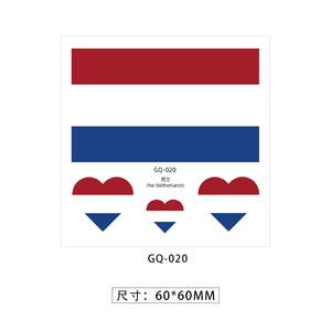Hot 36 Pays Drapeau Visage <span class=keywords><strong>Tatouages</strong></span> Autocollants Patriotiques Temporaires en Stock Autocollant De Tatouage - Product Image 2