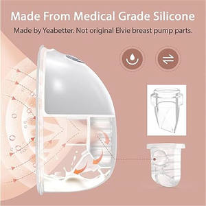 पहनने योग्य स्तन पंप एक्सेसरीज किट 2 डकबिल वाल्व + 2 सिलिकॉन डायाफ्राम S21 के साथ संगत - Product Image 4