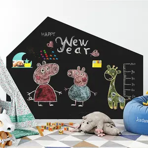 Quadro-negro decorativo para escrita infantil, adesivo personalizado magnético e macio