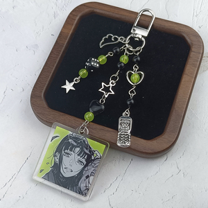 Llavero de cuentas a juego de Aya y Mitsuki de Anime Tgswiiwagaa, joyería Y2K hecha a mano, regalo de cosplay para fans - Product Image 5