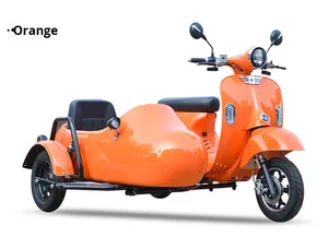 Motocicleta Eléctrica de Tres Ruedas con Sidecar Rome Holiday, Scooter Baga para Turismo y Desplazamientos, 40-50 km/h, Autonomía de más de 65 km - Product Image 5