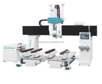 Système de commande OSAI/LNC, centre d'usinage CNC à 5 axes avec fonction automatique pour la fabrication de chaises et de pieds de table en bois 3D