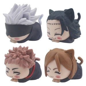 4-teiliges Set Jujutsu Gojo Geto Anime <span class=keywords><strong>Kugisaki</strong></span> Nobara Suguru Figuren-Modell Puppen Spielzeug - Product Image 2