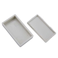 Boite de commutation de câble carré électronique, plastique, anti-poussière, en Polycarbonate, gris clair, pour l'extérieur, Fabrication personnalisée, boîtier ABS, pièces