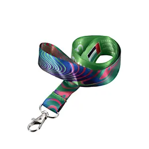 Promotional Customized Double Open-Ended Lanyard w/ Full Color Sublimation