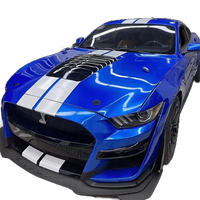 Pour 2015-2017 Ford Mustang GT500 Kit complet de mise à niveau pare-chocs automatiques avec capot et garde-boue Shelby Gt500 Look matériau ABS nouvel état