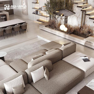 Cuisine moderne simple et peu coûteuse, ensemble complet de cuisine, couleur bois, panneaux de particules, armoires de cuisine en mélamine - Product Image 6