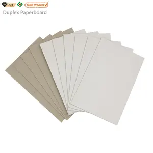 Di alta qualità Duplex Board bianco posteriore con Grey Back Back Duplex Board con supporto bianco Duplex Board Grey Back cooling carta