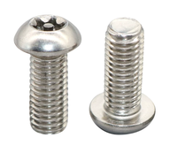 Vis à tête bombée en acier inoxydable 316 DIN34805 2, anti-vol, anti-effraction, pour la fixation de sécurité des équipements