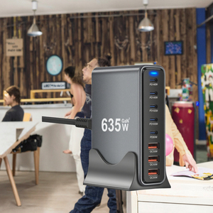 Multi Functional 600W Desktop GaN Quick PD <strong>Charger</strong> <strong>8</strong> Ports USB Type C Adapter LED Indicator for Mobile Phone Laptop Smart Watch - Product Image 3