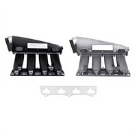 Pour Honda K série K20 K24 moteur collecteur d'admission carré billette tôle d'acier