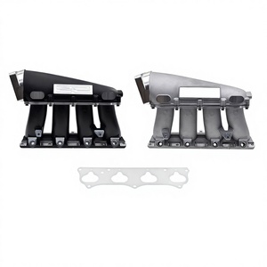 Per Honda K serie K20 K24 collettore di aspirazione del motore quadrato Billet lamiera d'acciaio - Product Image 3