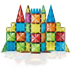 EPTモンテッソーリ早期教育 7.5cm大型磁気タイルビルディングブロック 3D DIYマグネットブロックセット - Product Image 1