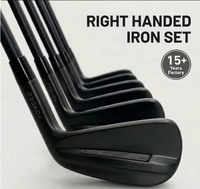 Ensemble de fers de golf forgés Black 790, fers à corps creux de qualité supérieure, 4-PW, pour droitiers, poignée en caoutchouc
