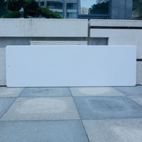 Table pliante HDPE en plastique solide blanc de 8 pieds pour événements 8-10 places 240cm vente en gros