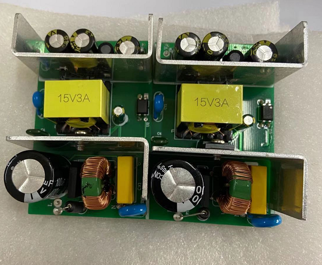 PCBA of Power Supply,15V 3A, Customizable, PCB SMT DIP Assembly Electric Circuit Board Custom Assembly